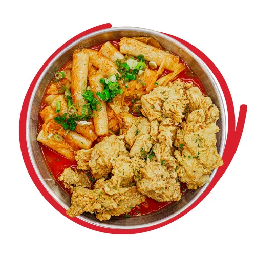 Ttekbboki Fried Boneless Combo