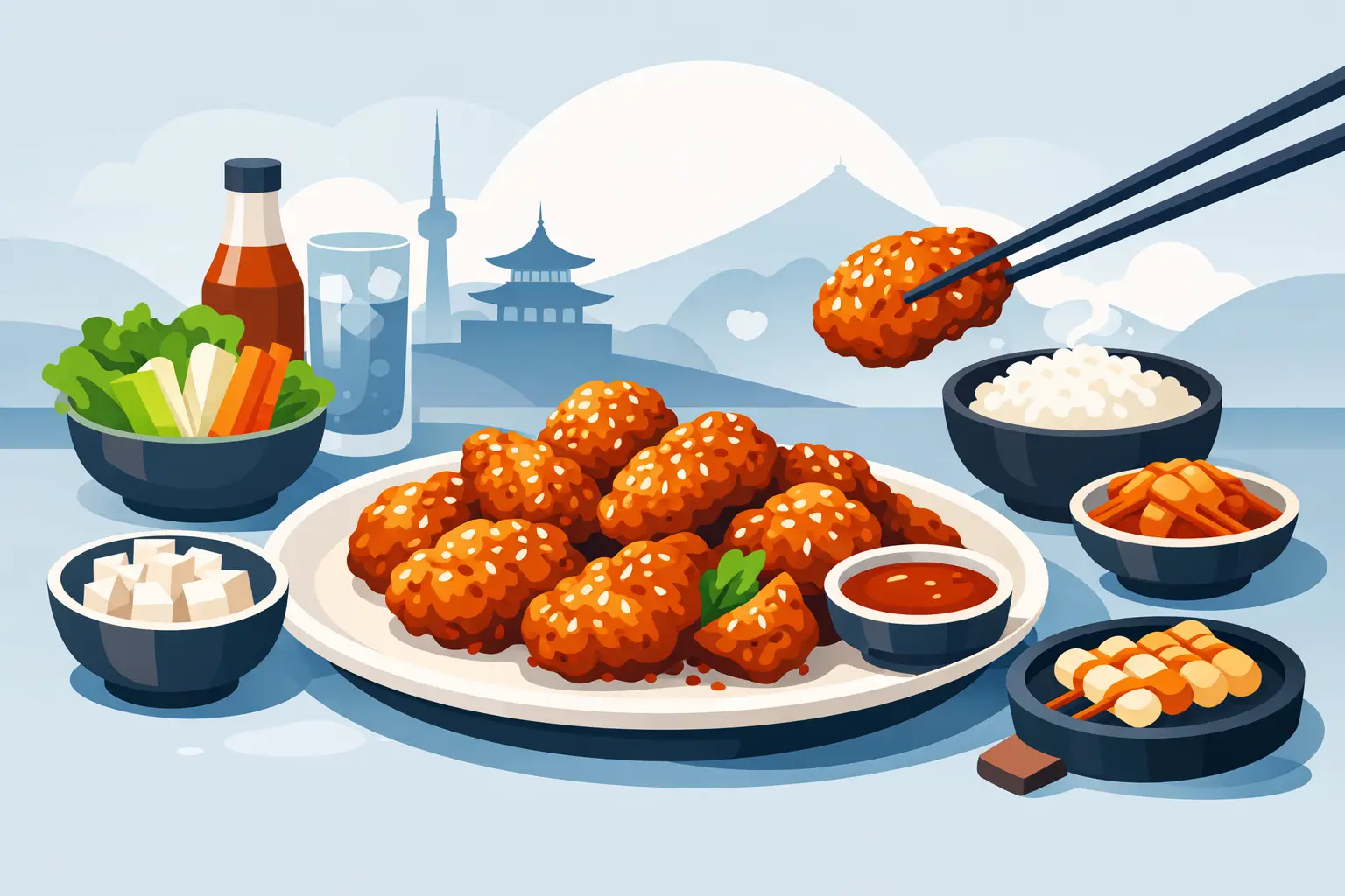 How to Serve Korean Fried Chicken Right