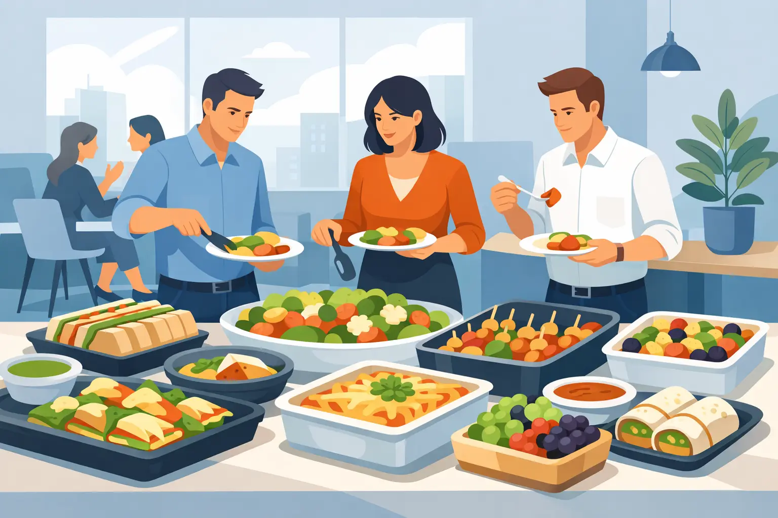 Best Office Lunch Catering Foods for Teams