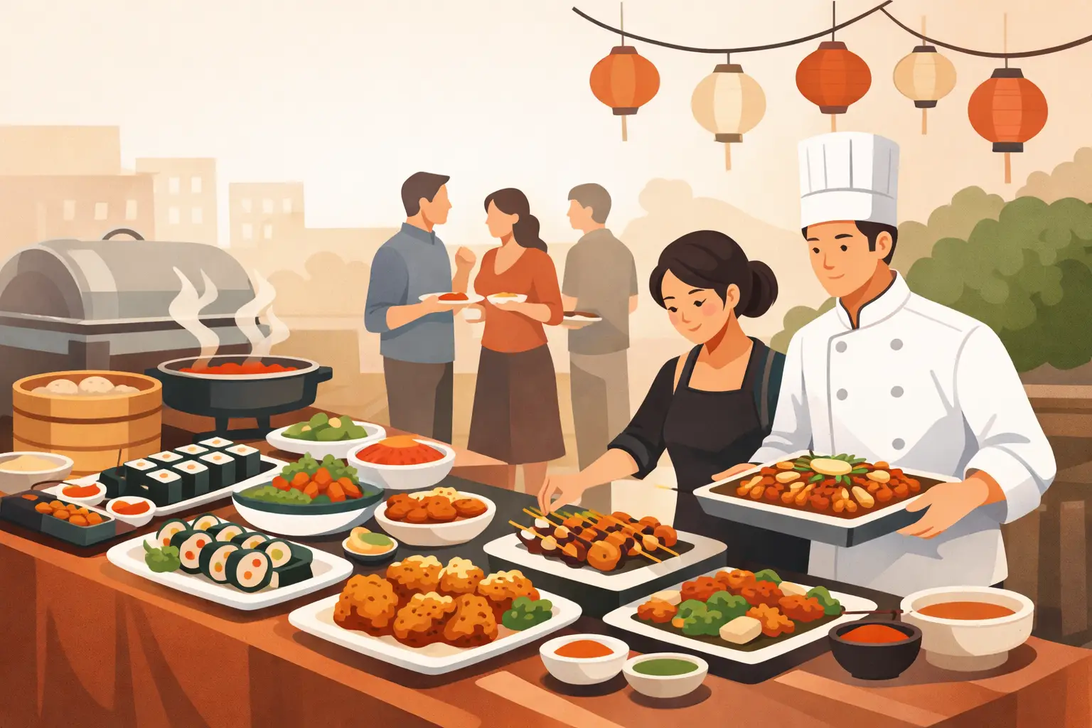Guide to Korean Party Catering for Crowds