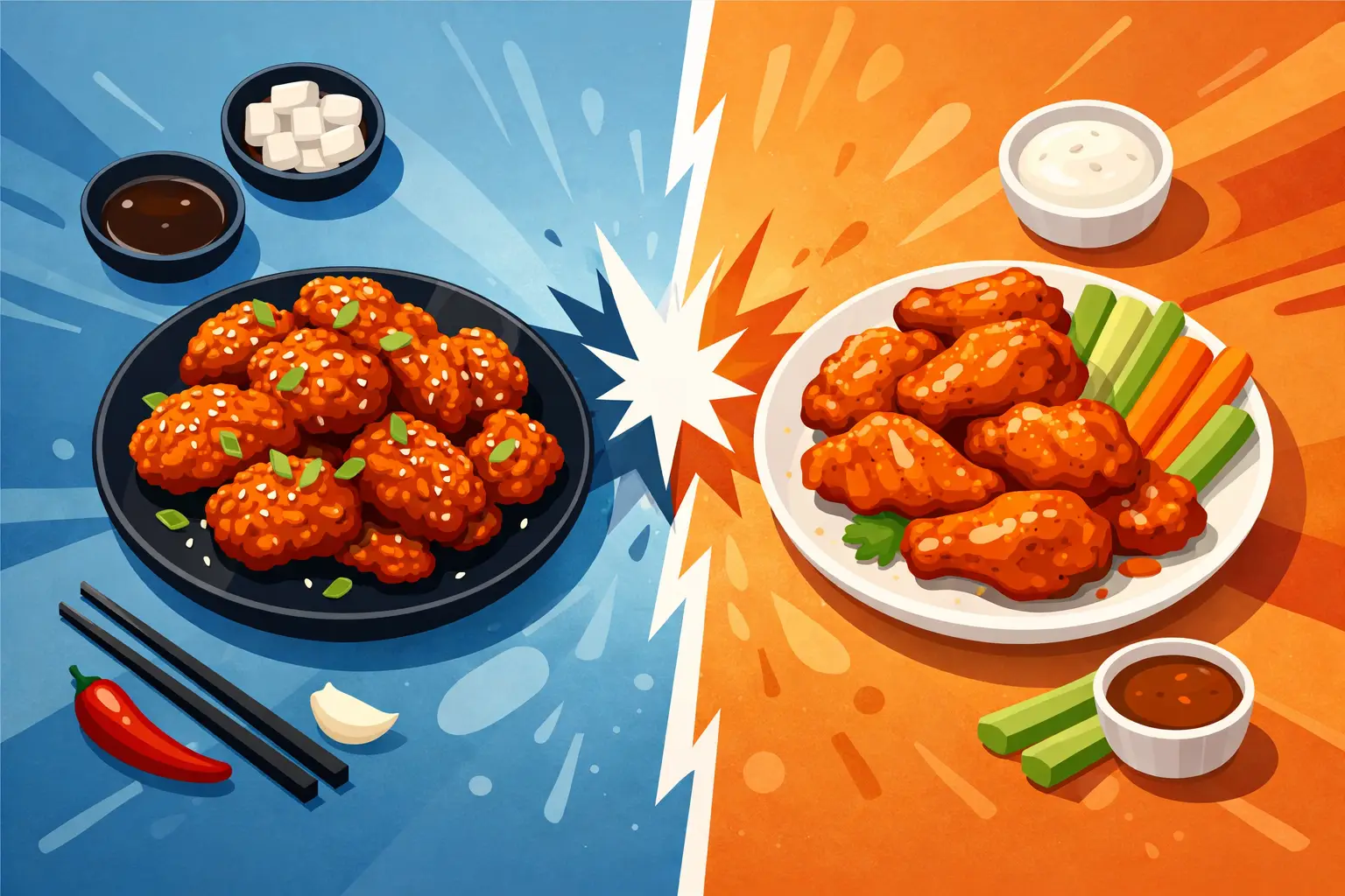Korean Chicken vs Wings: Which Hits Harder?