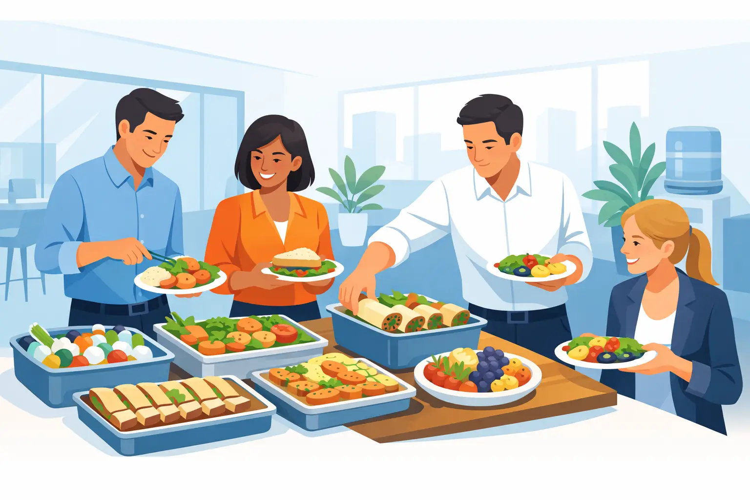 Office Lunch Catering Guide for Happier Teams