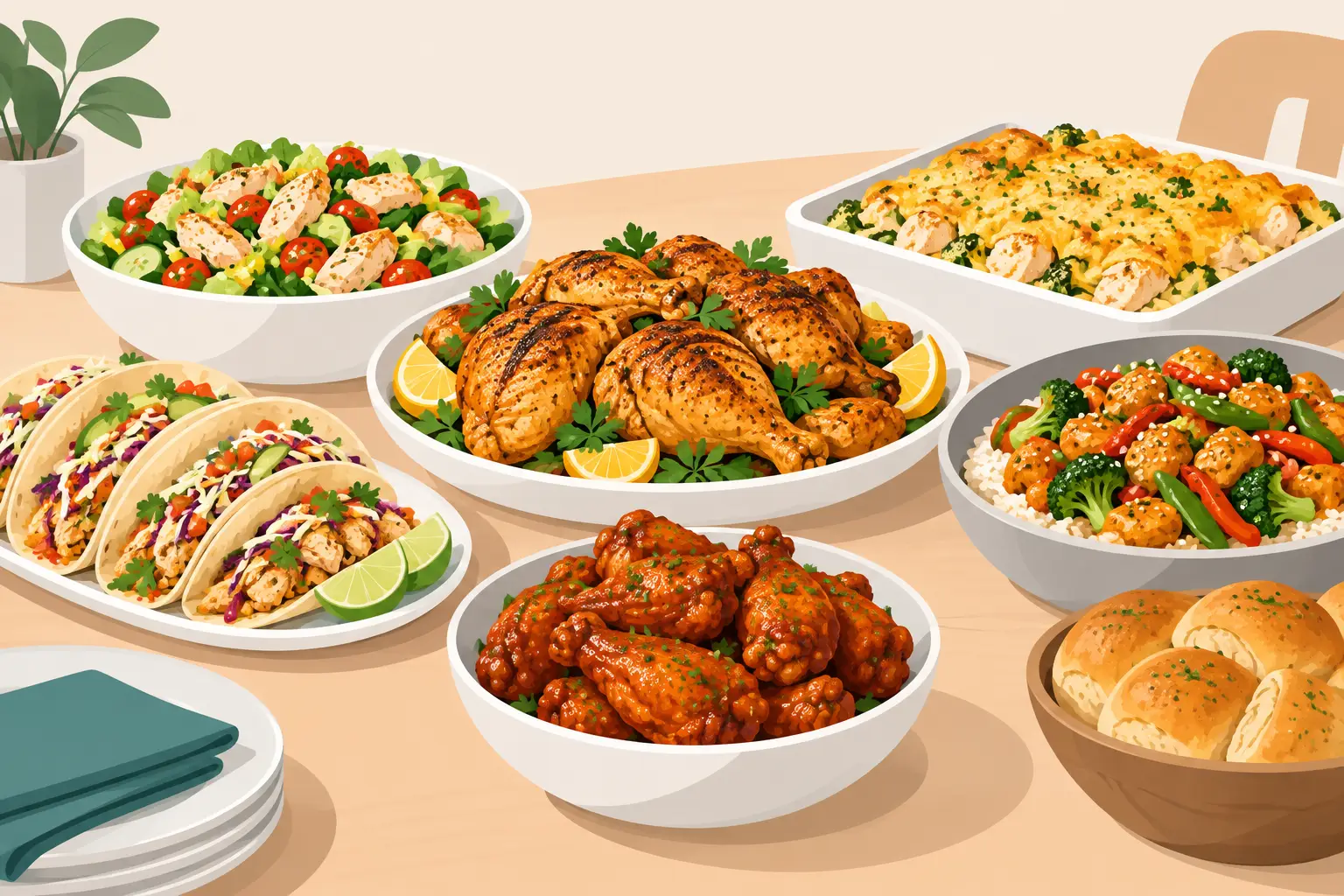 10 Shareable Chicken Meal Ideas for Any Crowd