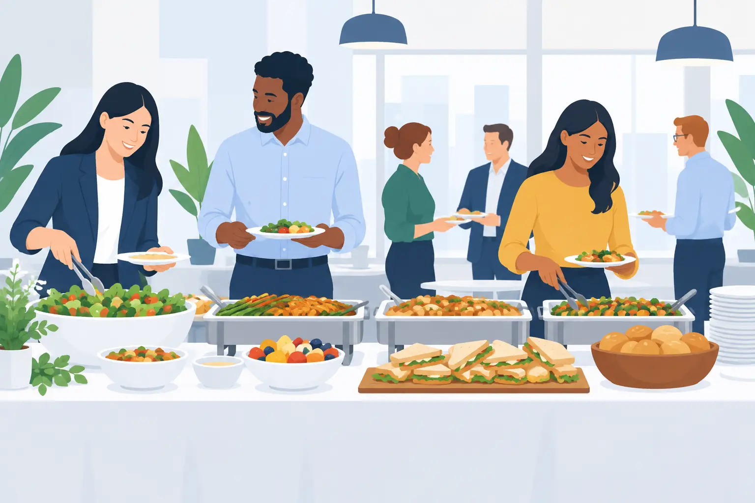 A Corporate Buffet Example Built for Hungry Teams